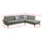 Millette 111" Wide Right Hand Facing Sofa and Chaise-176992953
