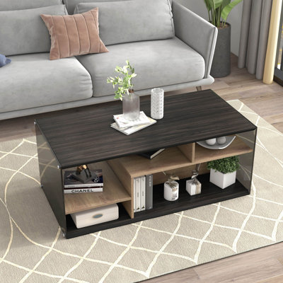Table basse avec rangement Glazer Block