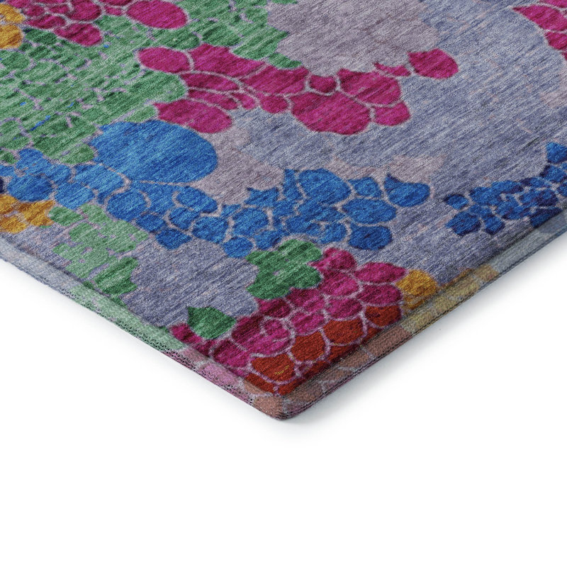 Premium Machine Washable Farolt AMF1906 Geometric Rug, Rectangle 10' x 14'