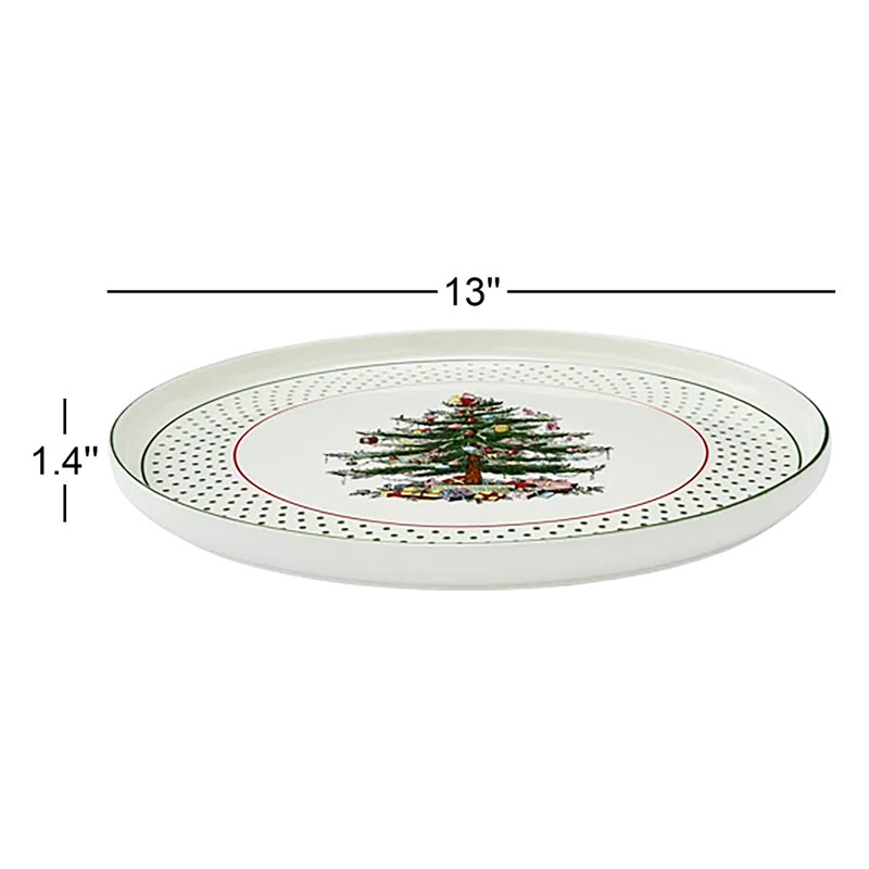 Polka Dot Lazy Susan, 13"