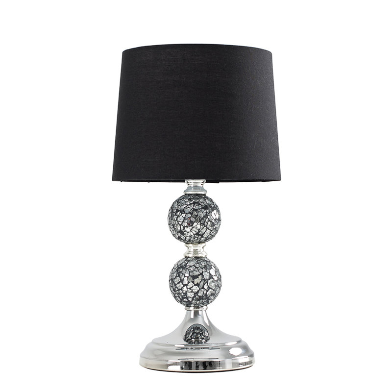 Korbin Metal Table Lamp, Black, LED Bulb