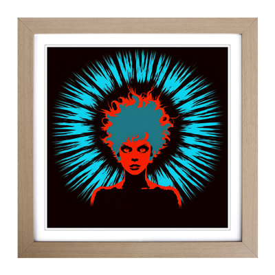 Hypnotize Silhouette No.1 - Framed Print