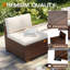 Ensemble de conversation modulaire en rotin pour 8 personnes avec coussins-452086264-463747200
