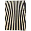 Tapis noir et blanc Ivey