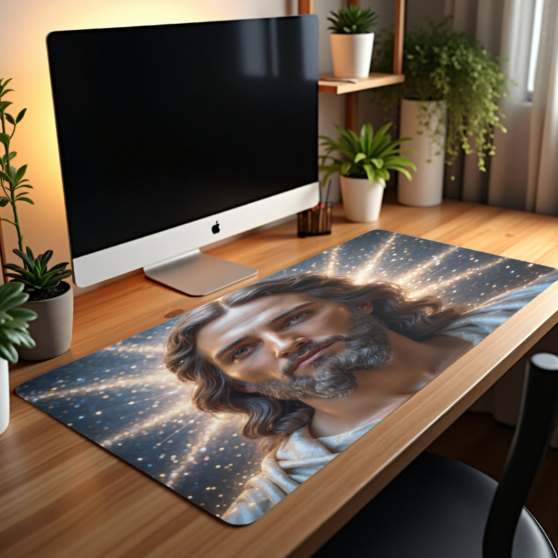 Polyester Desk Pad, 31.5x15.5