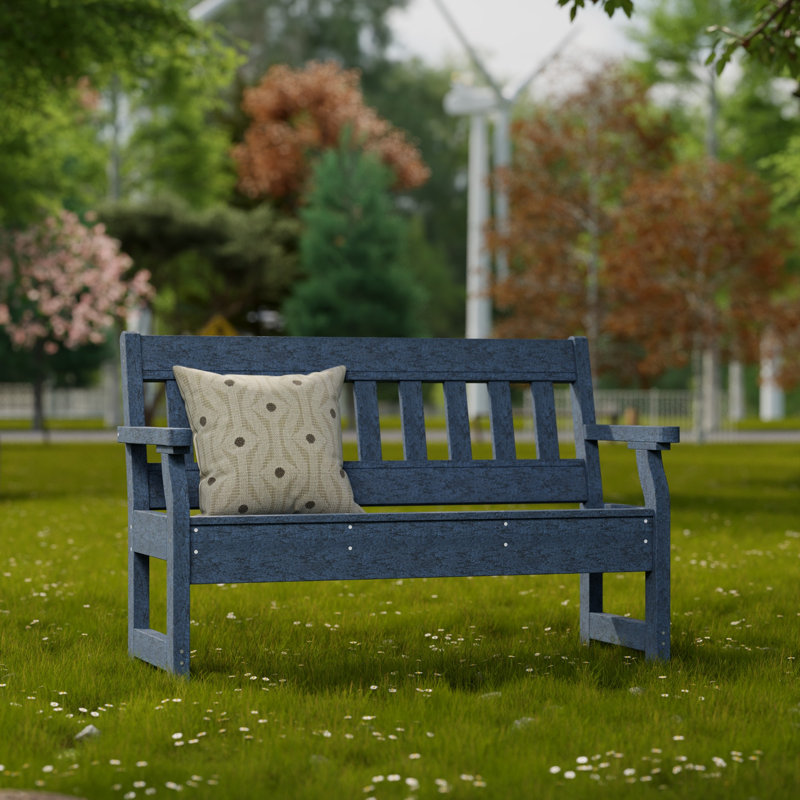 Banc de jardin Heritage, Bleu patriote