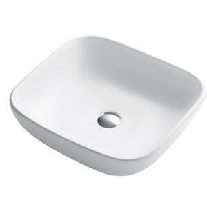 KCV-127 Kraus Thin ceramics Square Vessel Bathroom Sink & Reviews | Wayfair