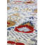Wool Ikat Area Rug in Blue/Gold/Ivory-646421078