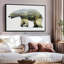Arctic Polar Bear Wall Art Canvas Print-895712143