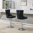 Anley Swivel Velvet Tufted Bar Stools with Adjustable Height & Chrome Base-115169309