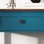 Console d'entrée à deux tons avec rangement caché, détails métalliques et utilisation polyvalente pour les intérieurs modernes-652575440