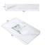 Classic Sintered Stone Bathroom Vanity Top 43X22 With Undermount Ceramic Sink And Backsplash 43"X22" For Fashionable Style
