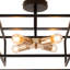 Iron Semi Flush Mount