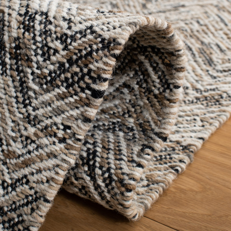 Tapis en laine à tissage plat Broadbelt, Rectangle 4 pi x 6 pi