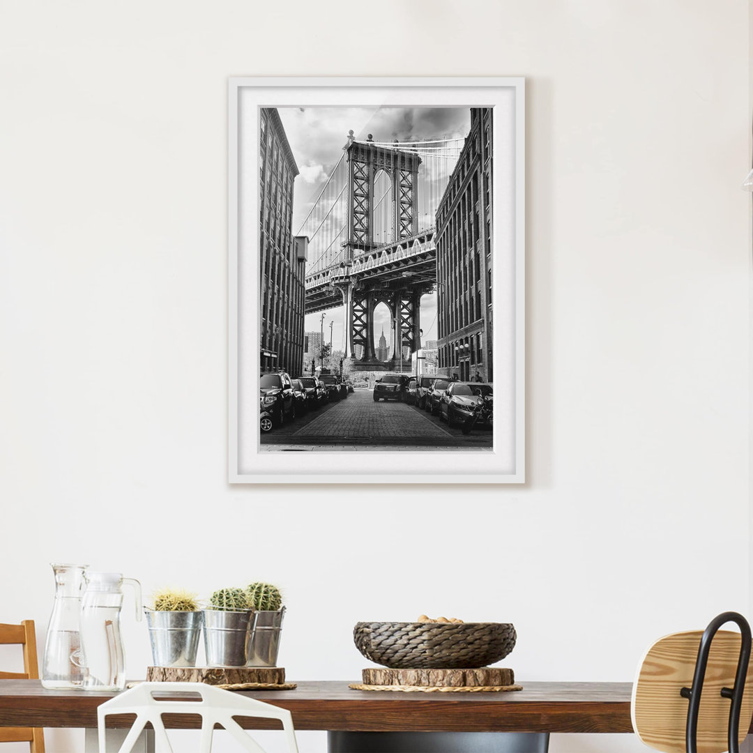 Gerahmter Fotodruck Manhattan Bridge