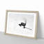 Magpie in Flight - Picture Frame Graphic Art Print-56859743-56859744