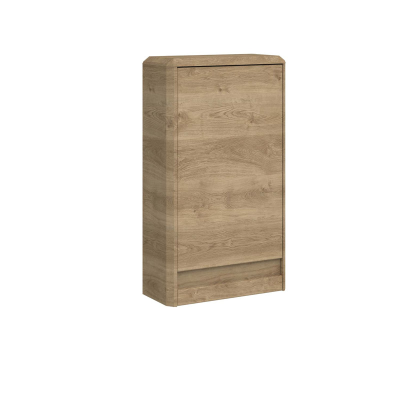 Petite armoire latérale droite à 1 porte DAX Venice, chêne, Chêne