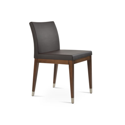 Aria Wood with Chrome Ring Side Chair