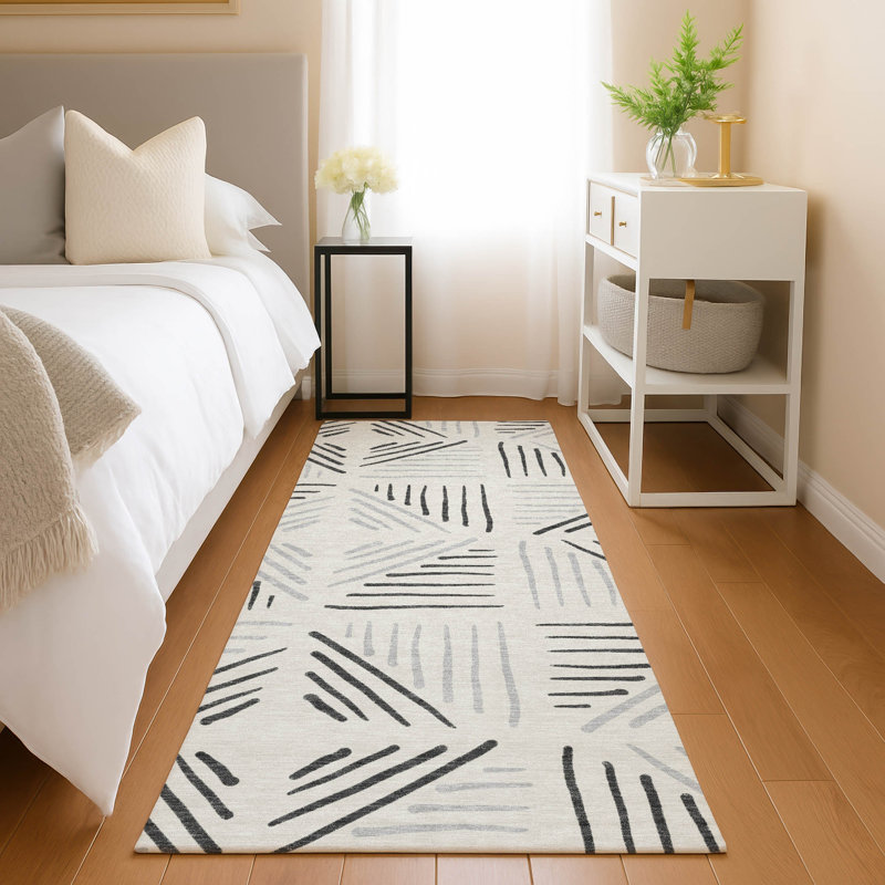 Machine Washable Indoor/Outdoor Chantille ACN2413 Geometric Rug, Runner 2'3" x 7'6"