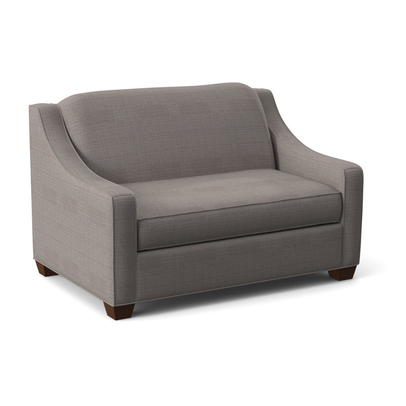Phillips Upholstered Accent Chair, Montana Walnut, Kanji Putty