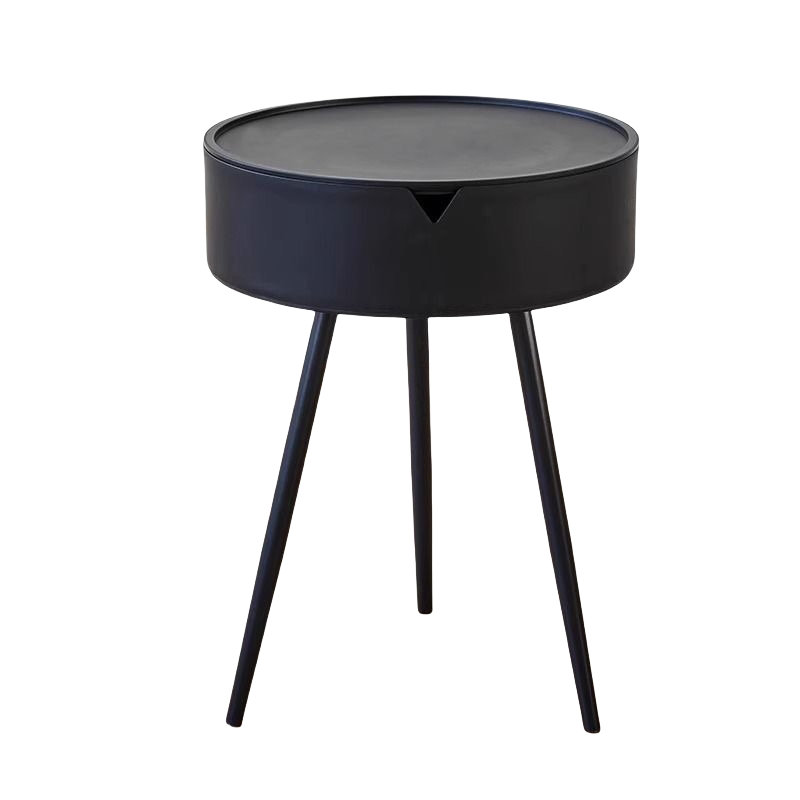 Side Table End Table Living Room Table For Sofa Couch And Bed Small Bedside Tables, Black
