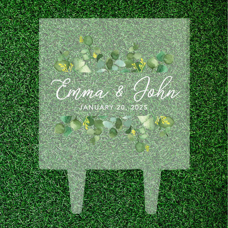 Acrylic Cake Topper