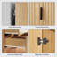 Wardrobe Closet with Soft-Close Doors, Armoire Wardrobe, Natural