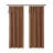 Linen Texture Tie Top Light Filtering Curtain Pair(2 Panels)-1799807140-1799807149