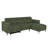 Fairmont Reclining Corduroy Sectional Sofa With Chaise-1886431409-1886431375