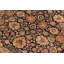 Tapis noir / rouge / brun clair en laine noué à la main à motif oriental 8 pi 1 po x 9 pi 11 po Roby