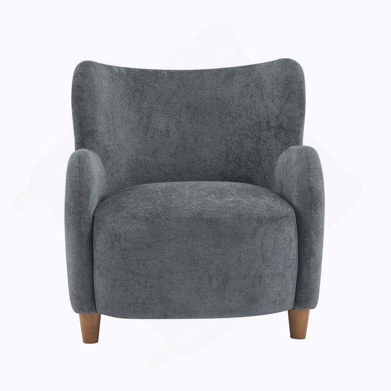 Fauteuil à oreilles Lucia, Gris matinal