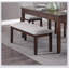 Banc de chenille foncé 1pc