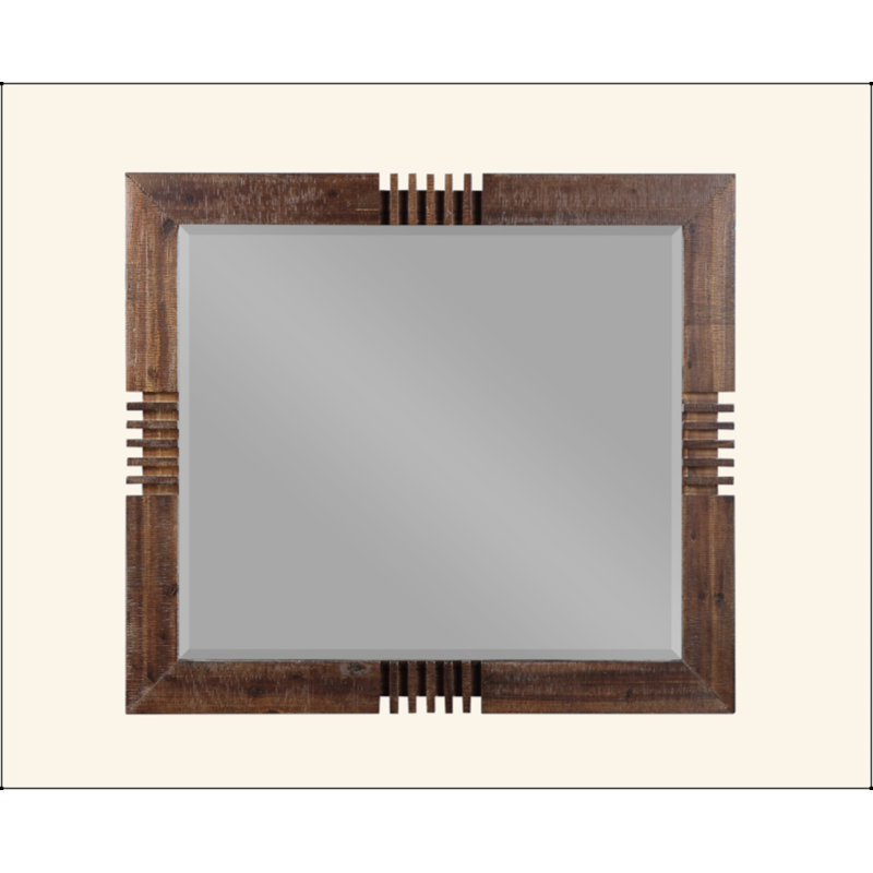 Reclaimed Oak Finish Mirror