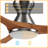 52'' Smart Solid Wood Ceiling Fan With Remote, Light Kit IncludedWorks With Google Assistant And Amazon Alexa,Siri Shortcut.-70837330