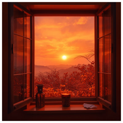 Couvre-lit matelassé Sunset View