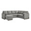 Canapé-lit d'angle convertible Serta Exeter 110,2 po (280 cm) avec méridienne de rangement réversible, lit escamotable et prise USB-109510241