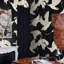 Black Herons Chinoiserie Wallpaper White