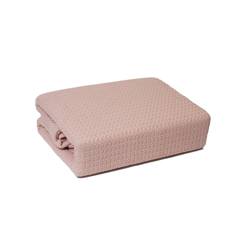 Couverture en coton , Double/Grand, Rose