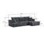 Canapé modulaire rembourré en L 3 pièces avec deux coussins Classic-1262529625-1262529624