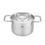 Batterie de cuisine en acier inoxydable 9 pièces avec couvercles en métal Fissler® Pure Collection