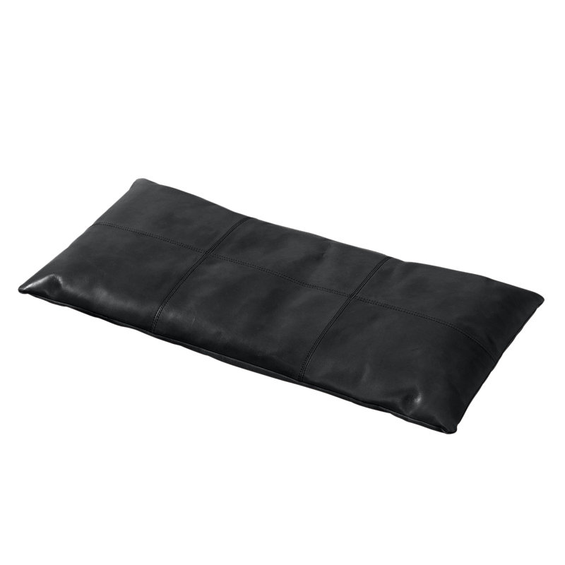 Seat Cushion, 43cm H x 73cm W x 35cm D, Black