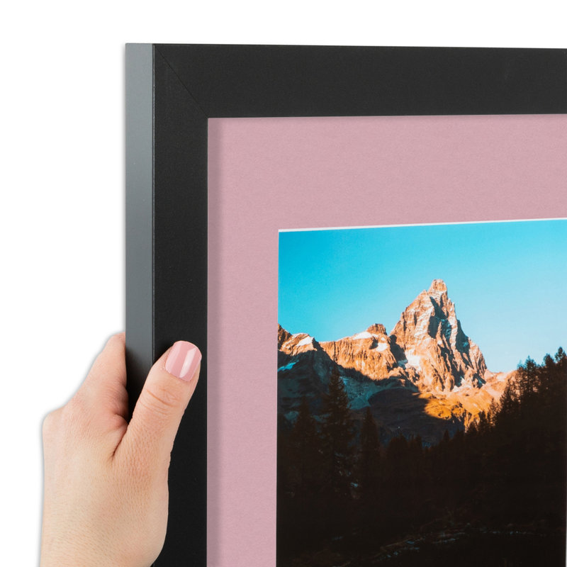 Wood Picture Frame with Mat, Seashell