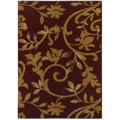 Myra Synthetic Floral Indoor Rug