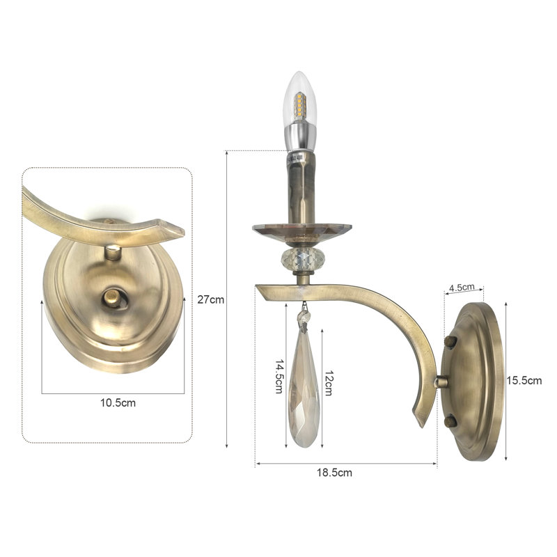 Ioannis Armed Sconce, No