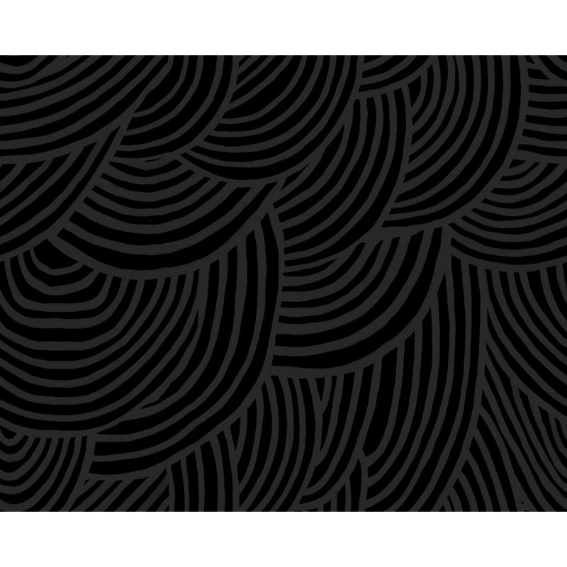 Rouleau de papier peint L 33 pi x l 20,5 po, Noir/gris
