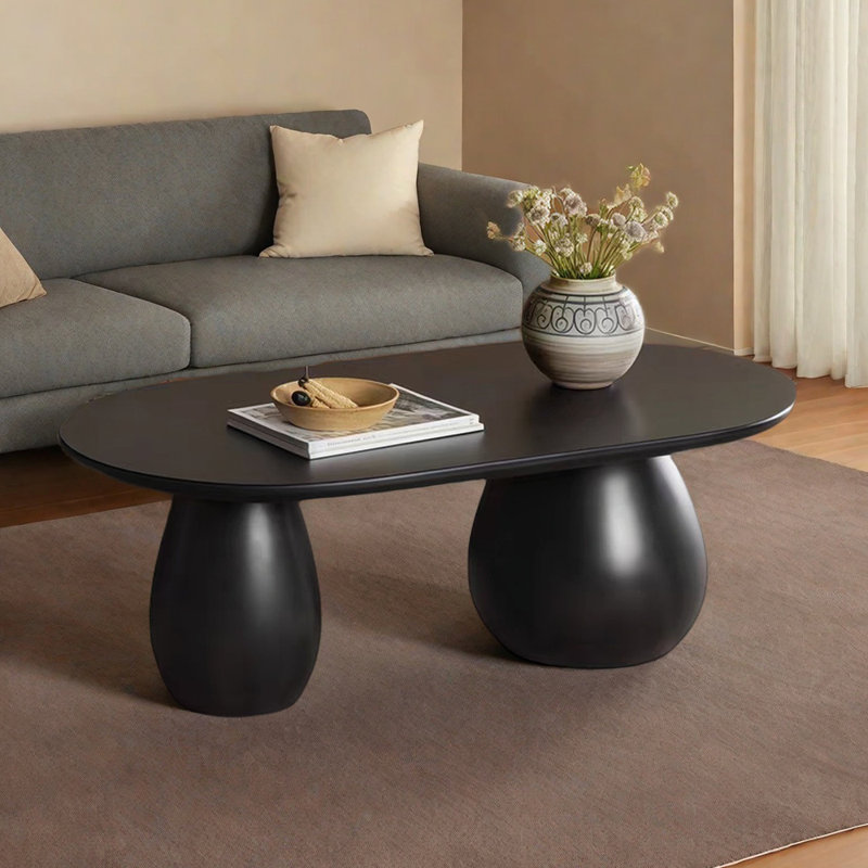 Table basse Minimalist, H 15,74 po x L 47,24 po x l 23,62 po, Noir