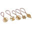 0.02'' Handmade Geometric Shapes Fabric Holiday Shaped Ornament