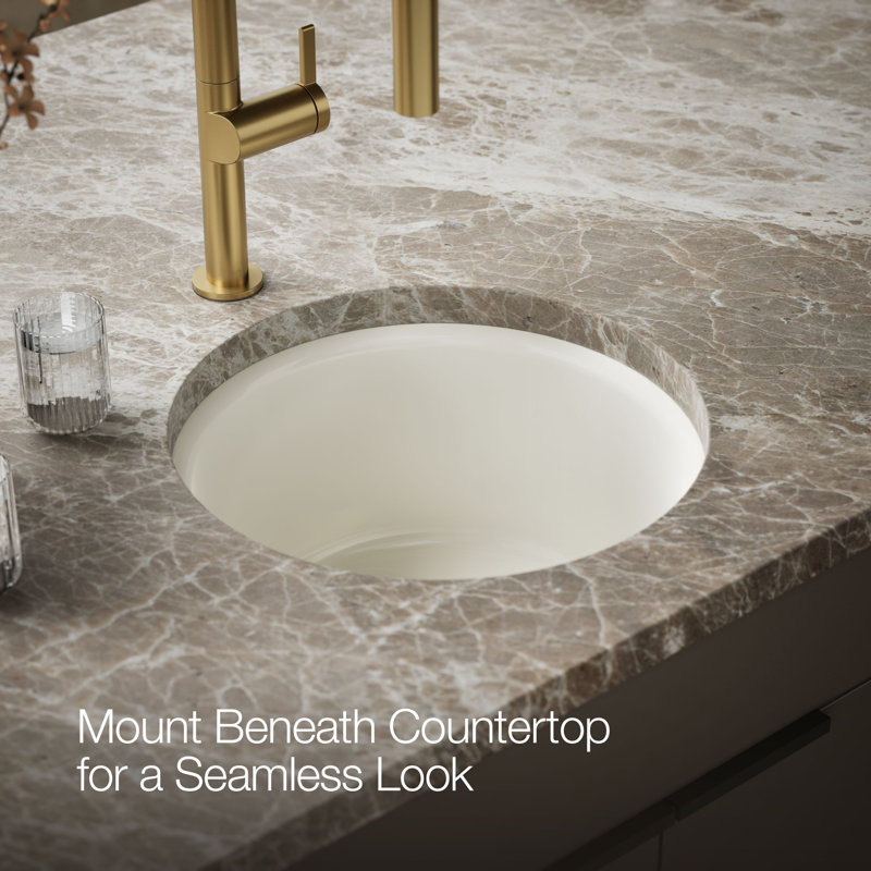 Porto Fino™ Top-Mount/Under-Mount Bar Sink, Biscuit