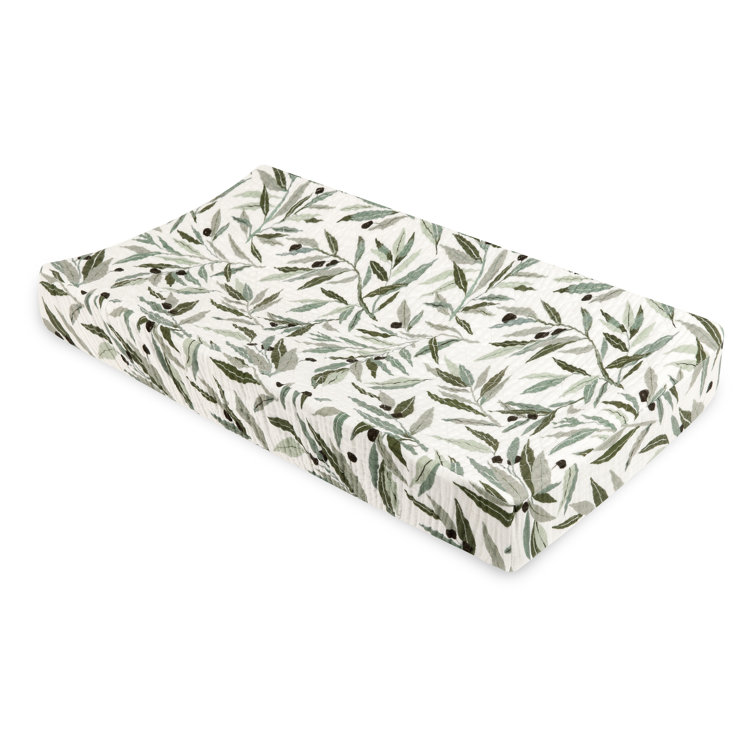 Olive Branches Changing Pad Cover