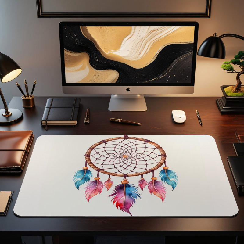 Polyester Desk Pad, 14.4x12.1